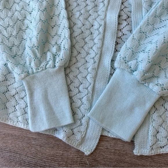 Vintage 70s Courtaulds Courtelle Acrylic Cardigan Made in UK - Picture 6 of 13